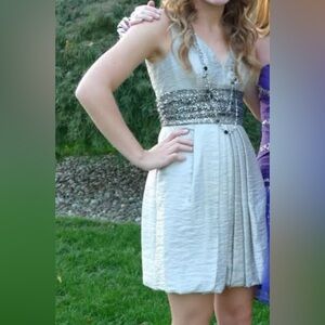 Love, Carmen Homecoming Dress! Silver and Black Sparkles